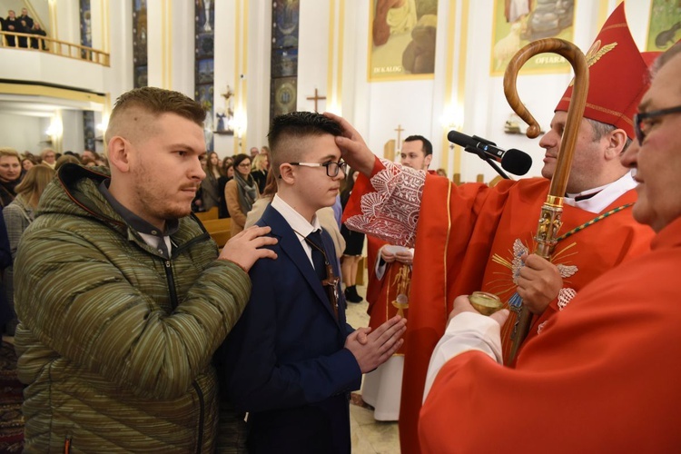 Bierzmowanie w Łukowicy