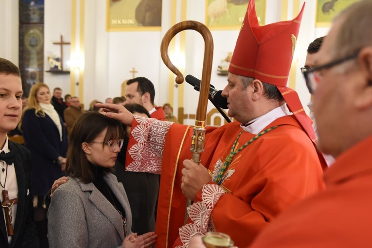 Bierzmowanie w Łukowicy