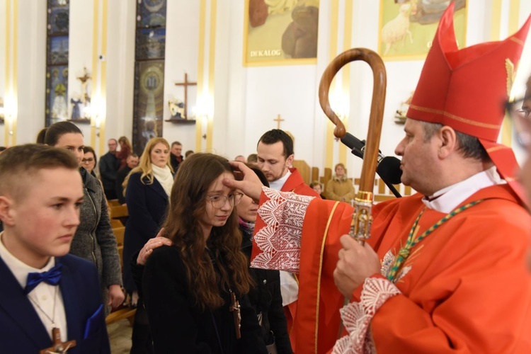 Bierzmowanie w Łukowicy