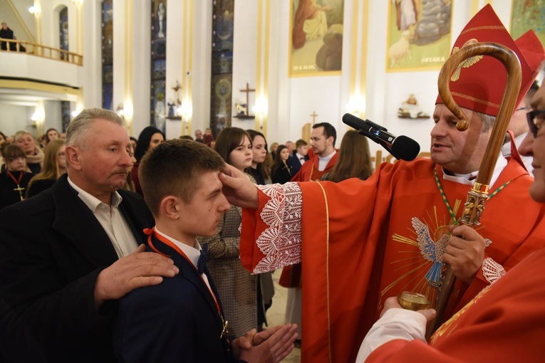 Bierzmowanie w Łukowicy