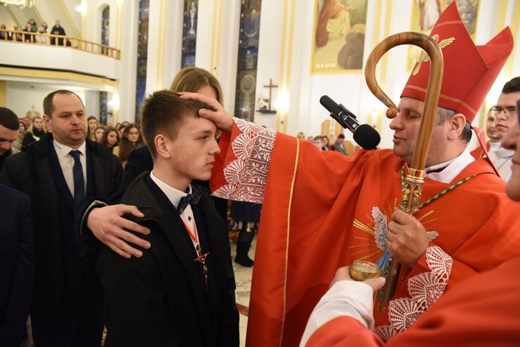 Bierzmowanie w Łukowicy