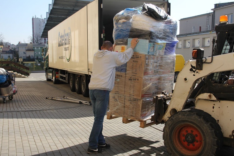 Transport darów ze Szwajcarii