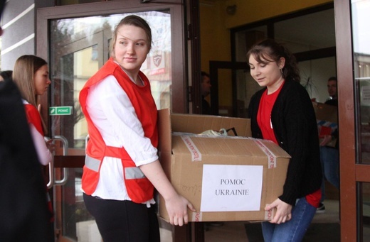 Młodzi z żywieckiej budowlanki z pomocą dla Ukrainy