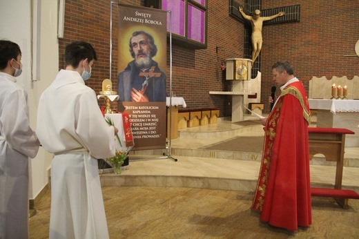 Relikwie św. Andrzeja Boboli na bielskim os. Polskich Skrzydeł 