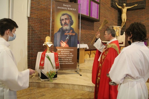 Relikwie św. Andrzeja Boboli na bielskim os. Polskich Skrzydeł 