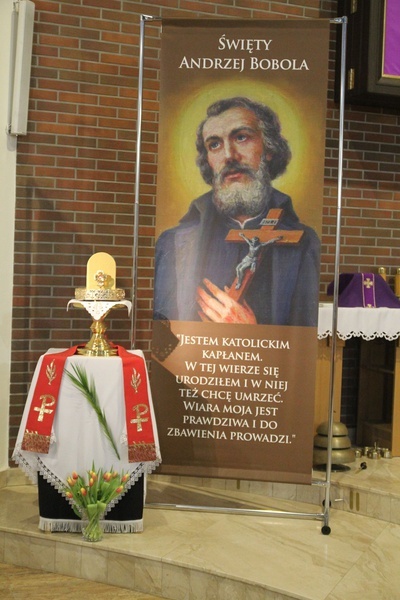 Relikwie św. Andrzeja Boboli na bielskim os. Polskich Skrzydeł 