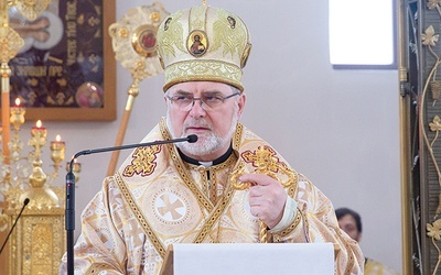 ▲	Eparcha przewodniczył liturgii w koszalińskiej cerkwi Zaśnięcia Przenajświętszej Bogurodzicy.