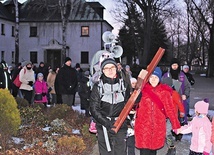 Wśród uczestników wiele było dzieci, nawet bardzo małych.