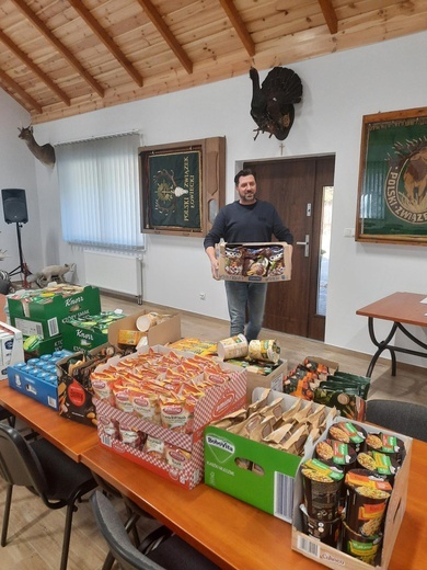 Pomoc tarnowskich myśliwych dla Ukrainy