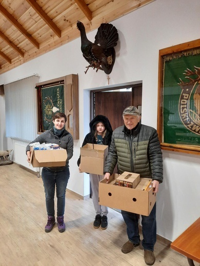 Pomoc tarnowskich myśliwych dla Ukrainy