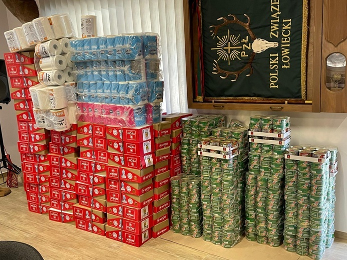 Pomoc tarnowskich myśliwych dla Ukrainy