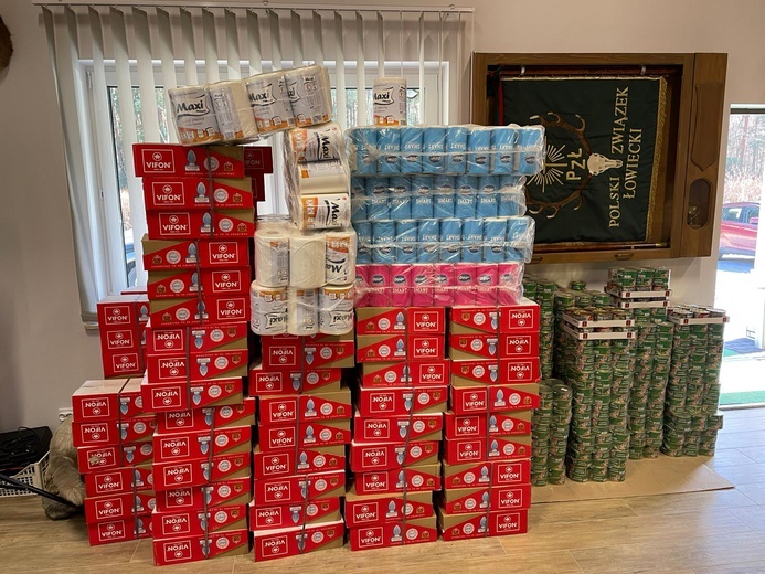 Pomoc tarnowskich myśliwych dla Ukrainy