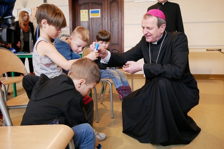 Otwarcie świetlicy Caritas dla dzieci z Ukrainy