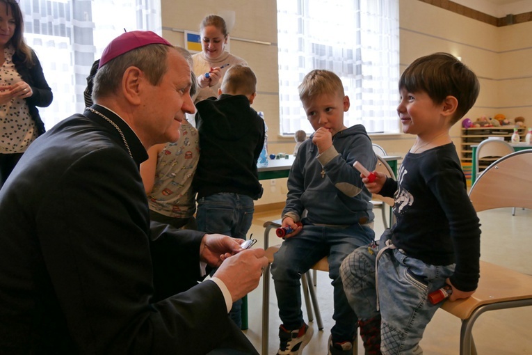 Otwarcie świetlicy Caritas dla dzieci z Ukrainy