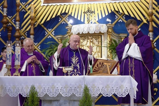 Erygowanie drogi krzyżowej na Zasolu Bielańskim