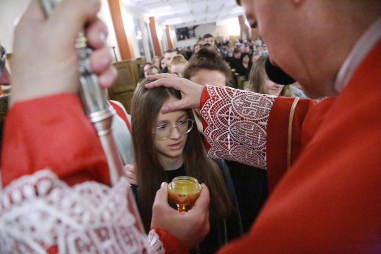 Bierzmowanie u Matki Bożej w Mielcu
