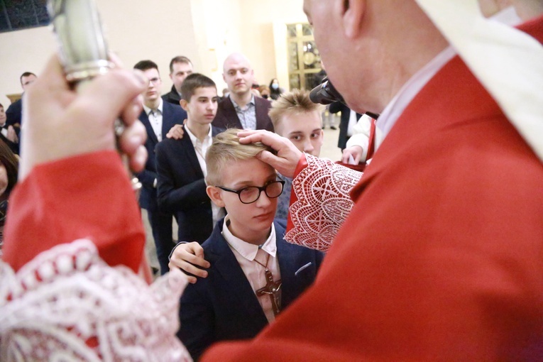 Bierzmowanie u Matki Bożej w Mielcu