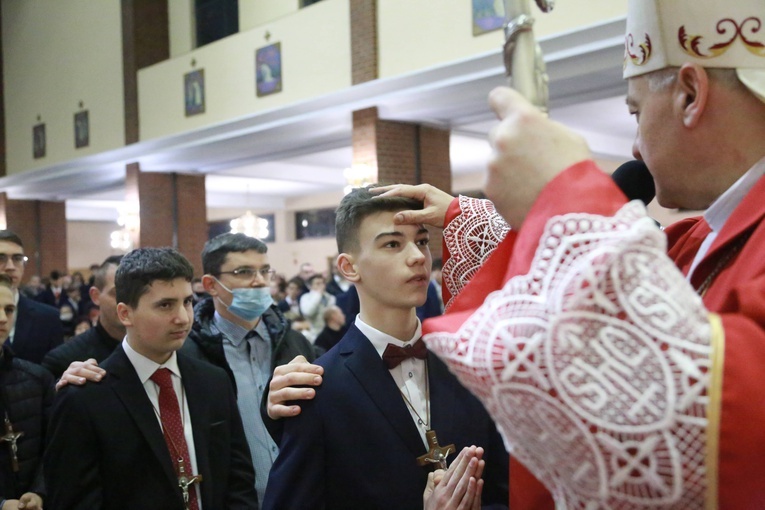 Bierzmowanie u Matki Bożej w Mielcu