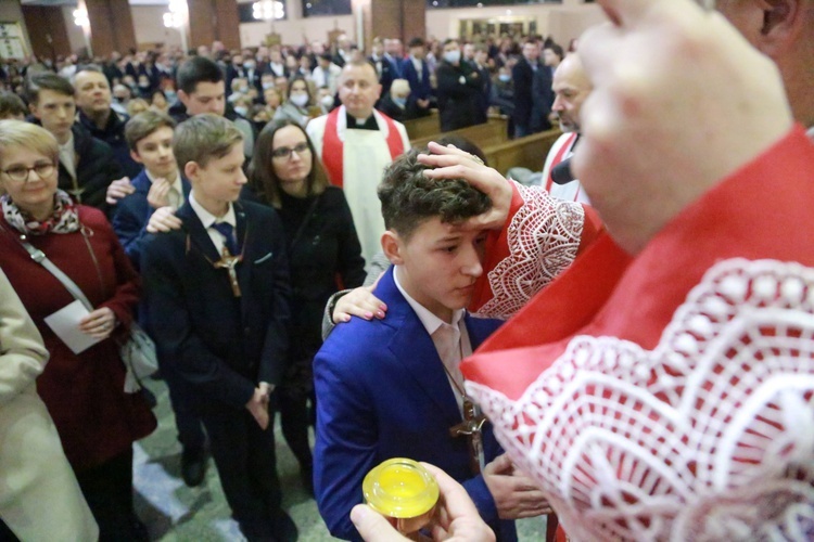 Bierzmowanie u Matki Bożej w Mielcu