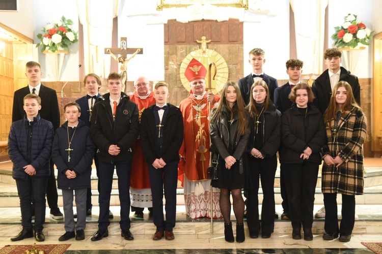 Bierzmowanie w Biskupicach Radłowskich