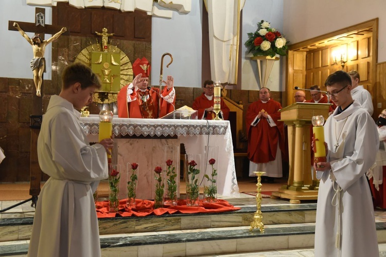 Bierzmowanie w Biskupicach Radłowskich