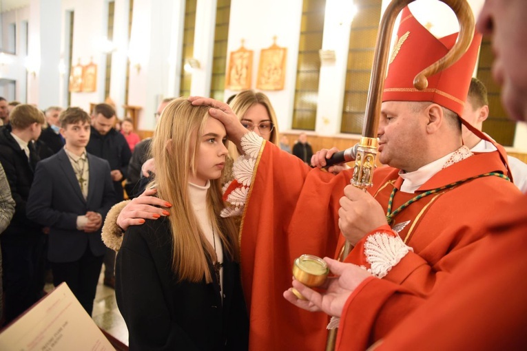 Bierzmowanie w Biskupicach Radłowskich