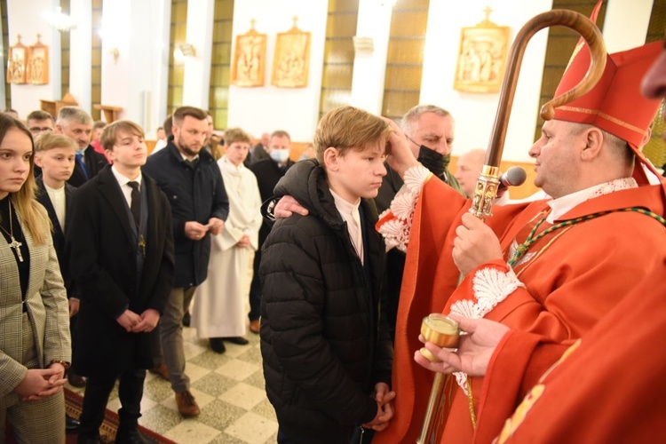 Bierzmowanie w Biskupicach Radłowskich