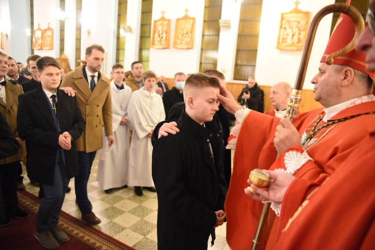 Bierzmowanie w Biskupicach Radłowskich