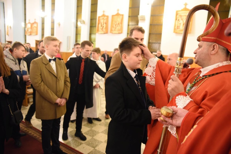 Bierzmowanie w Biskupicach Radłowskich