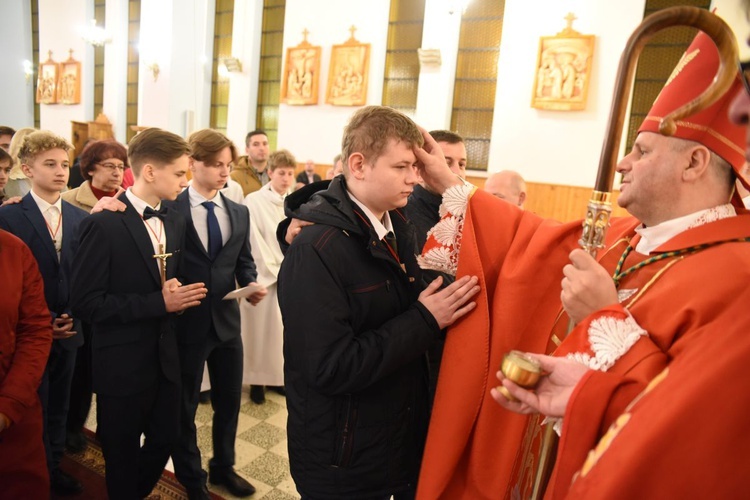 Bierzmowanie w Biskupicach Radłowskich