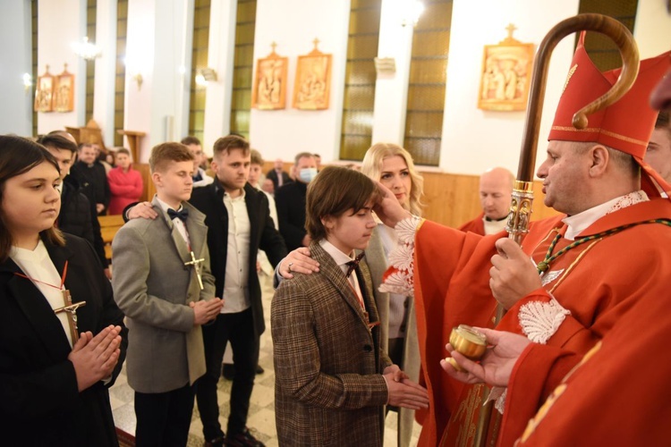 Bierzmowanie w Biskupicach Radłowskich