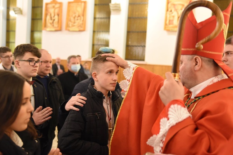 Bierzmowanie w Biskupicach Radłowskich