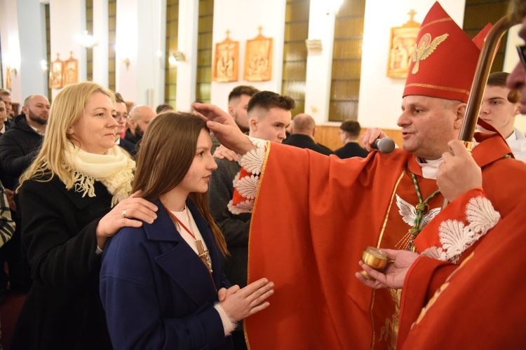 Bierzmowanie w Biskupicach Radłowskich