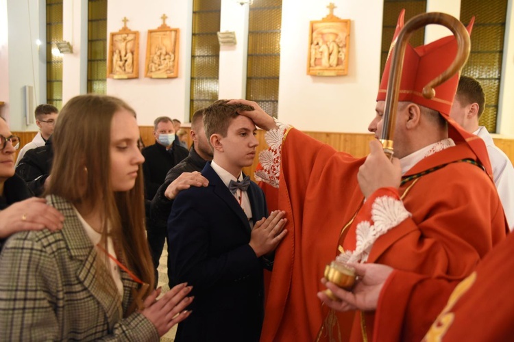 Bierzmowanie w Biskupicach Radłowskich