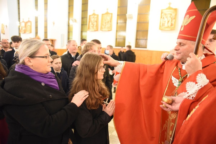 Bierzmowanie w Biskupicach Radłowskich