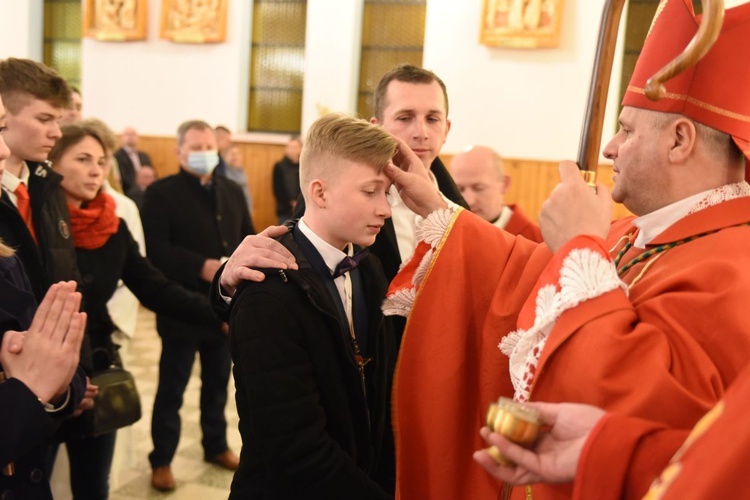 Bierzmowanie w Biskupicach Radłowskich