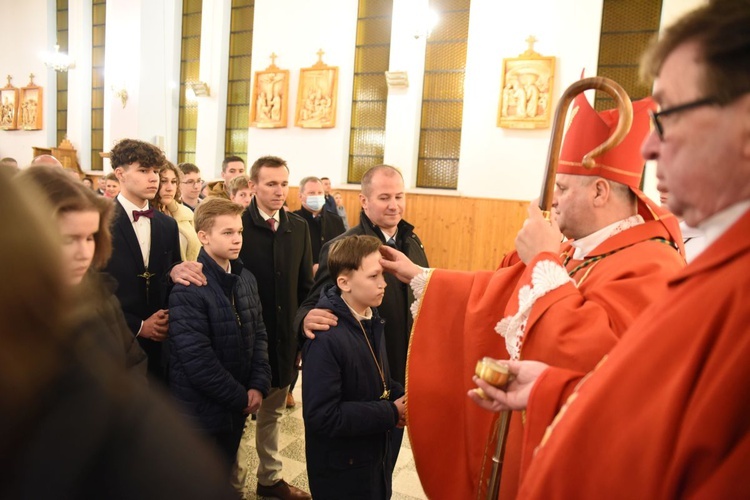 Bierzmowanie w Biskupicach Radłowskich