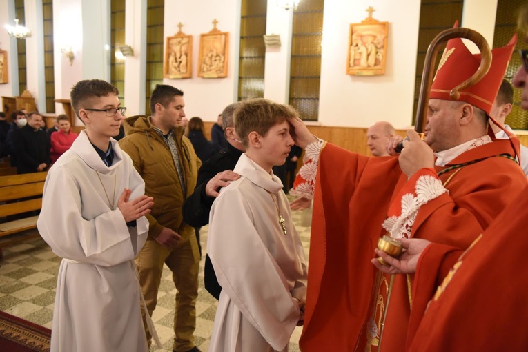 Bierzmowanie w Biskupicach Radłowskich
