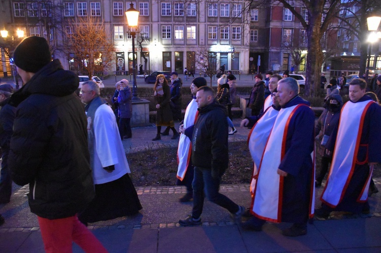 Uliczna Droga Krzyżowa w Gdańsku