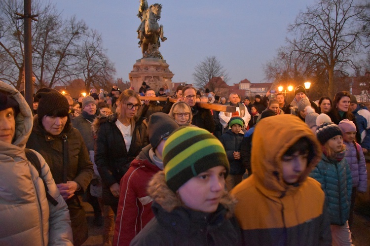 Uliczna Droga Krzyżowa w Gdańsku