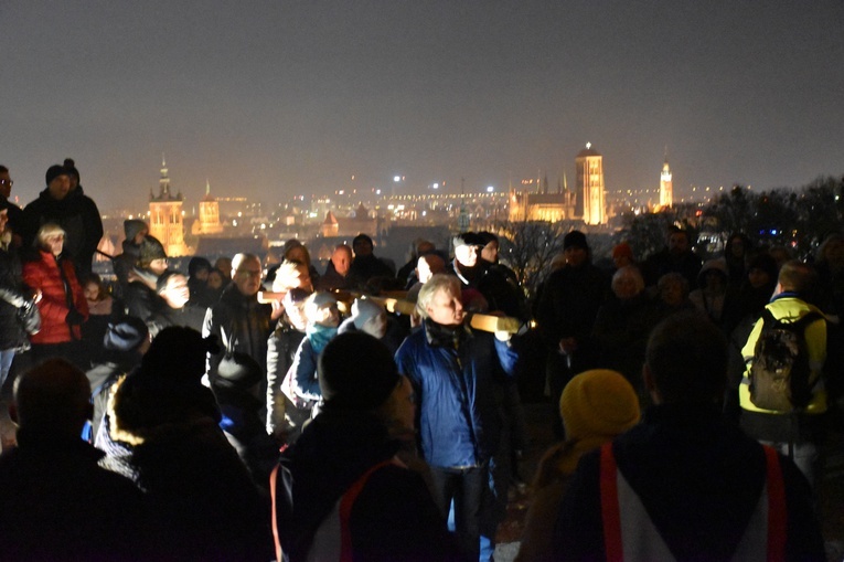 Uliczna Droga Krzyżowa w Gdańsku