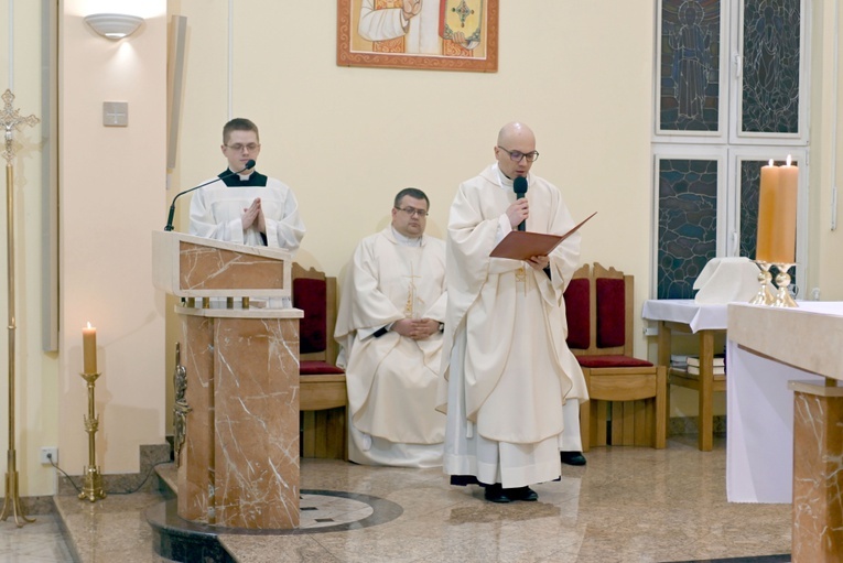 Obłóczyny i kandydatura kleryka III roku