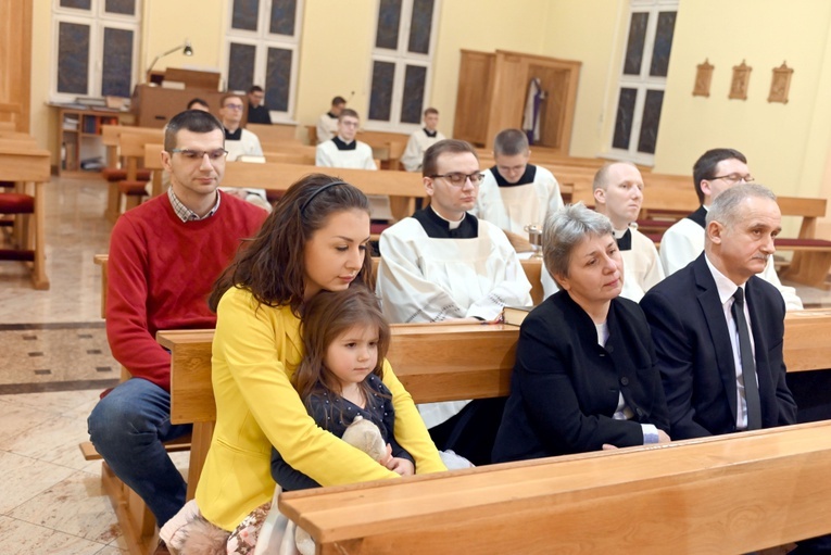Obłóczyny i kandydatura kleryka III roku