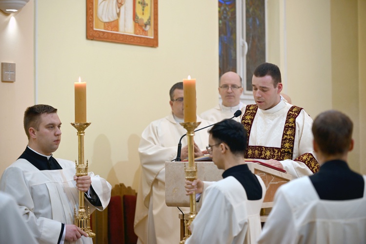 Obłóczyny i kandydatura kleryka III roku