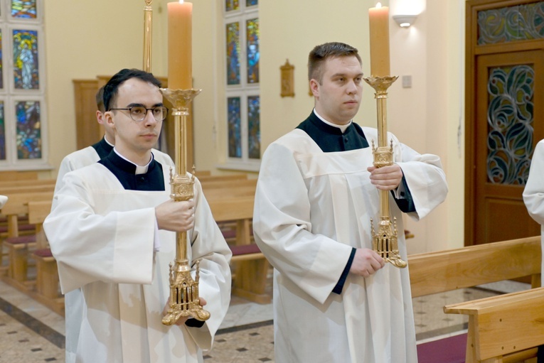 Obłóczyny i kandydatura kleryka III roku