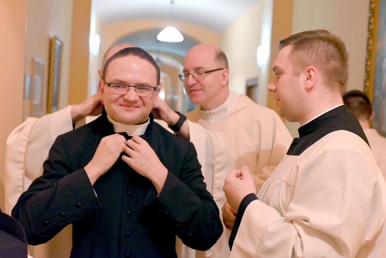 Obłóczyny i kandydatura kleryka III roku