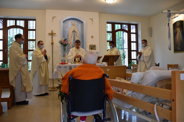 Msza św. odpustowa w hospicjum w Sopocie