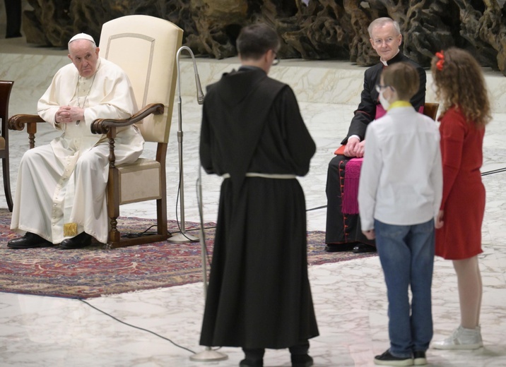 Papież ofiarował spotkanie z włoskimi dziećmi najmłodszym z Ukrainy