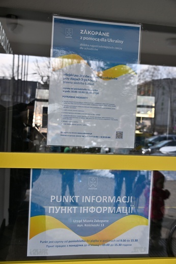 Ukraińcy w kościele św. Krzyża w Zakopanem 