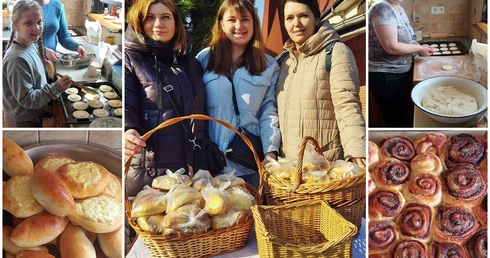 Ukrainki chciały podziękować Polakom za dach nad głową - upiekły pyszne bułeczki